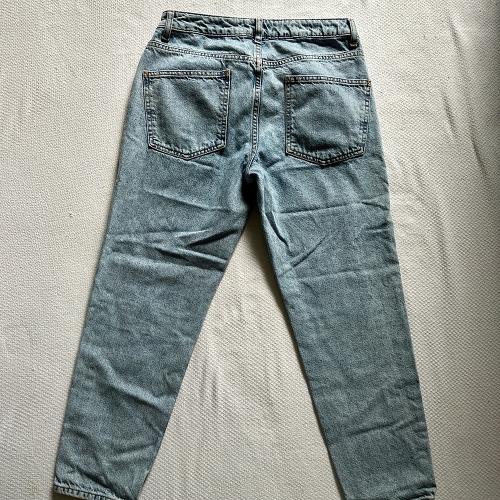ASOS Acid Wash High Waist Mom Jeans Size 28 - Picture 7 of 9